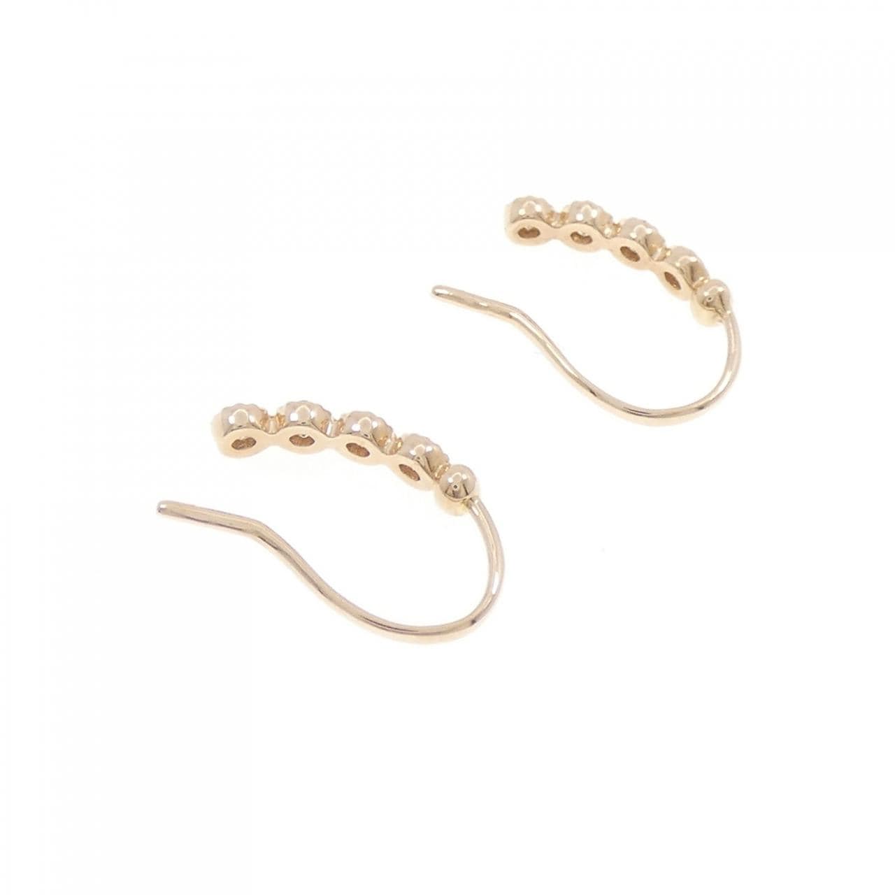 K18PG ダイヤモンド ピアス 0.150CT
