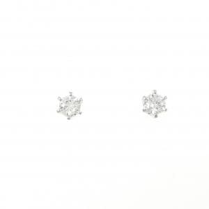 PT850/PT900 ソリティア ダイヤモンド ピアス 0.353CT