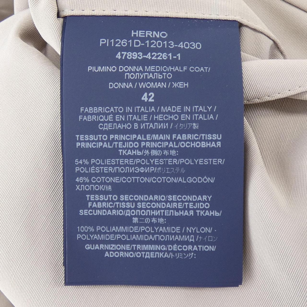 ヘルノ Herno PI1261D ダウンジャケット