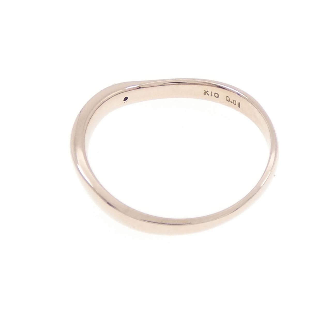 K10PG ダイヤモンド リング 0.01CT