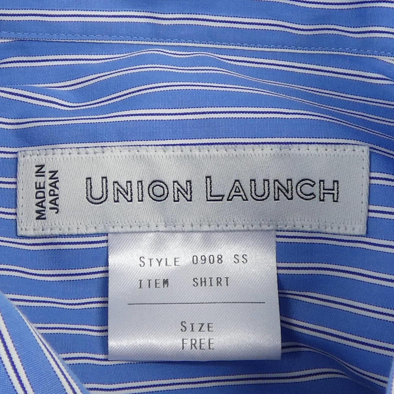 ユニオンランチ UNION LAUNCH シャツ