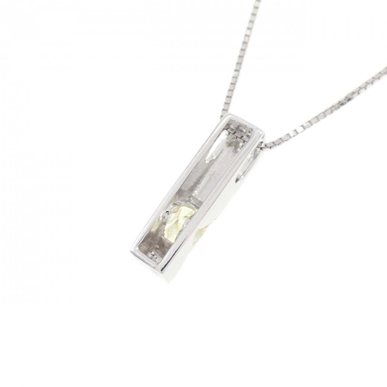 K18WG ダイヤモンド ネックレス 0.27CT