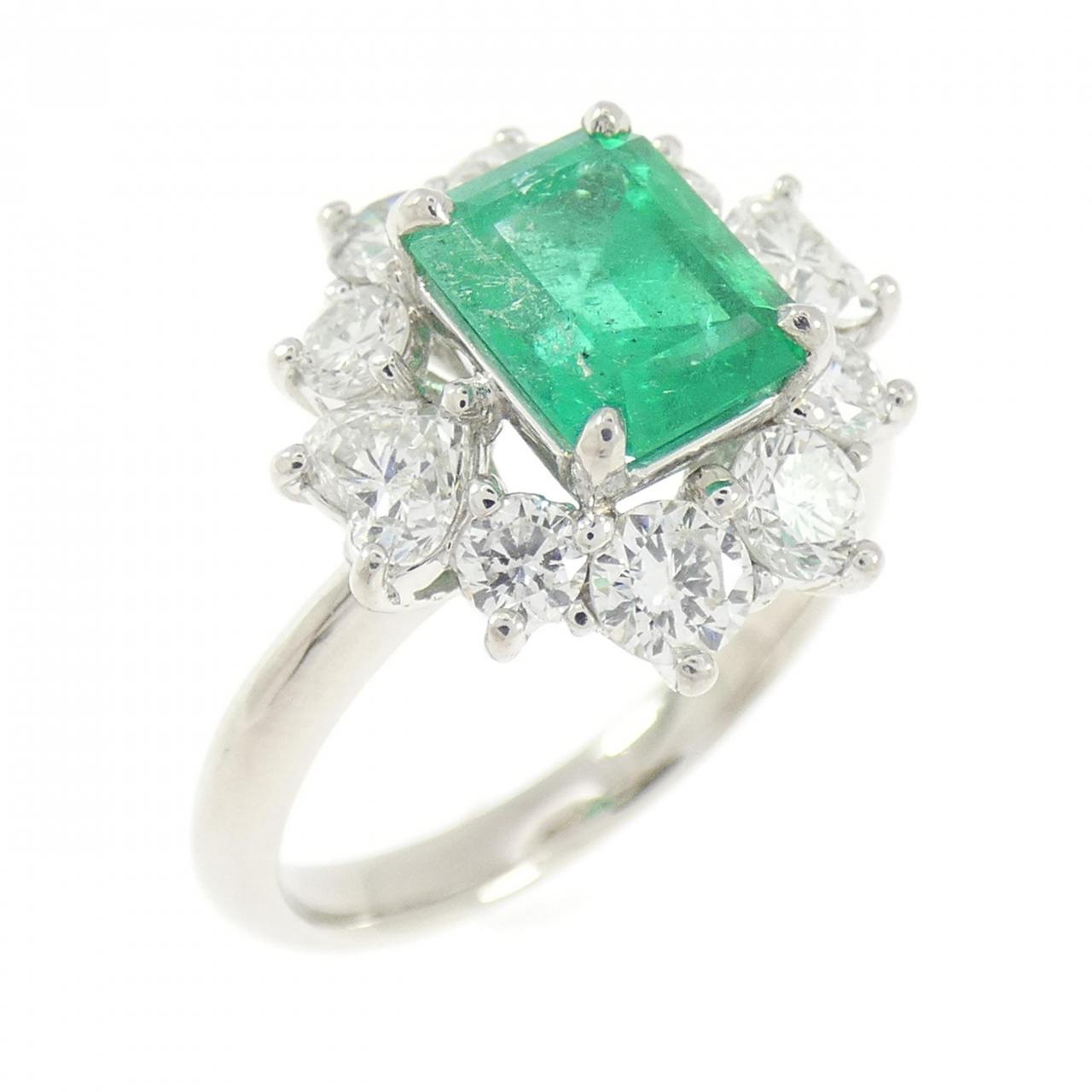 PT900 エメラルド リング 1.351CT