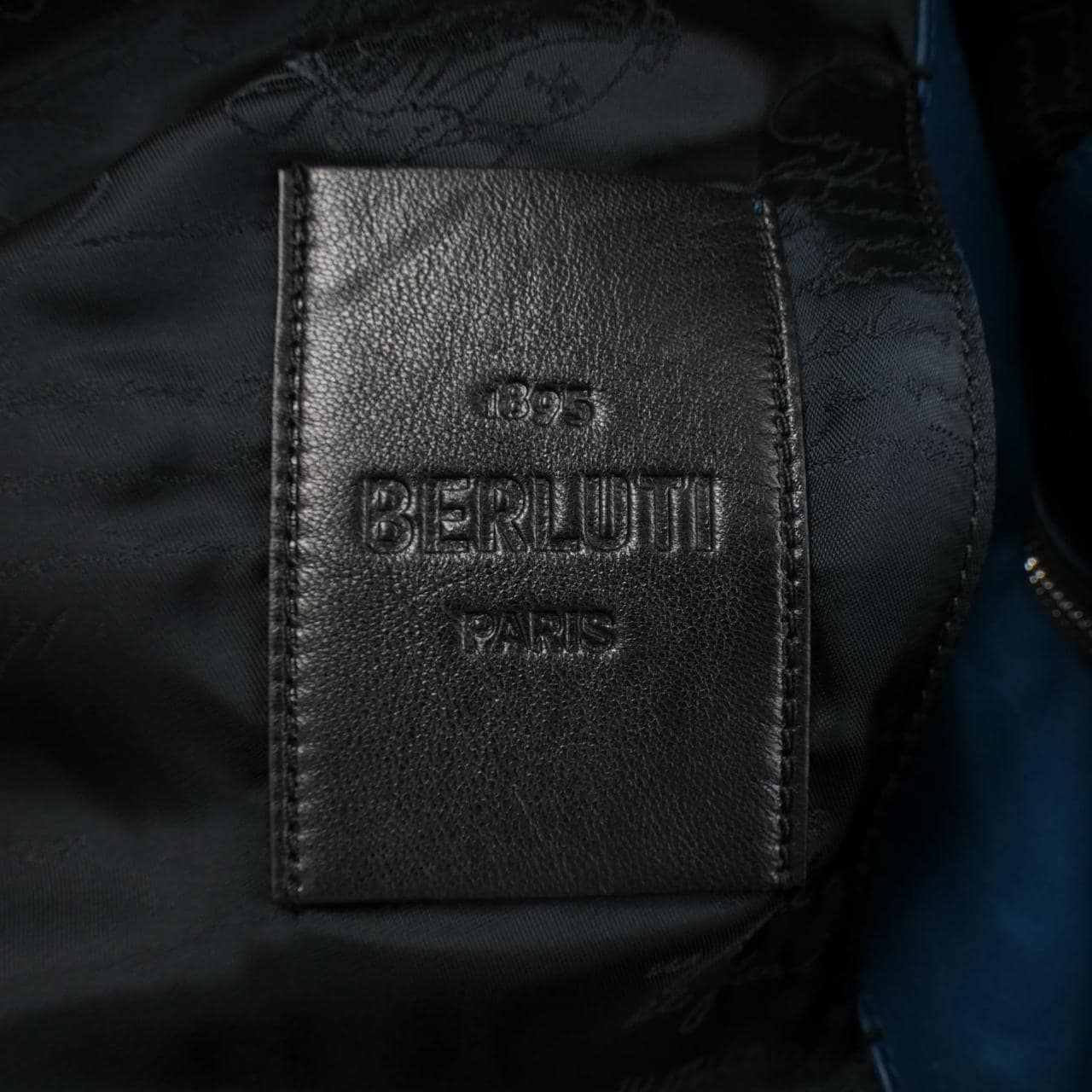 Berluti leather jacket