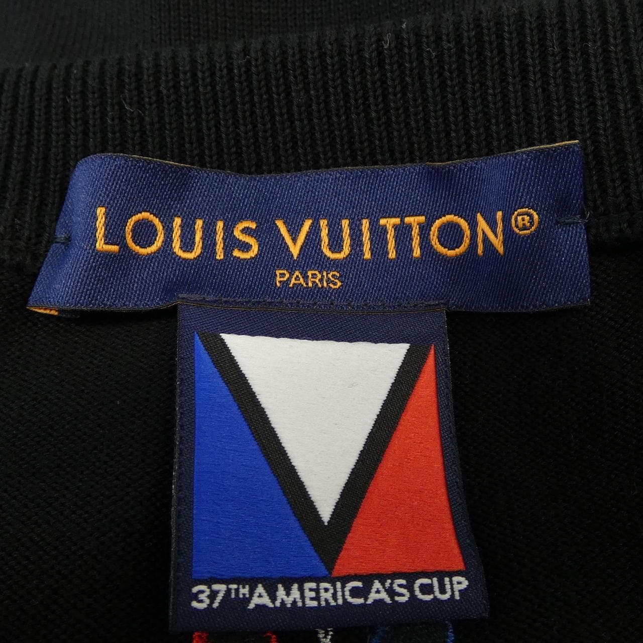 ルイヴィトン LOUIS VUITTON エンベリッシュドショートスリーブコットンクルーネック HRN57WOY8 ニット