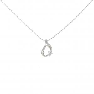 K10WG ダイヤモンド ネックレス 0.03CT