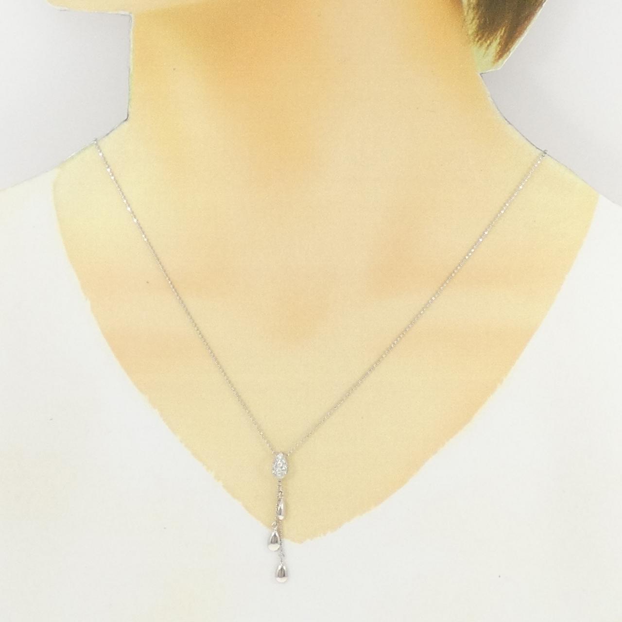 PT900/PT850 ダイヤモンド ネックレス 0.11CT