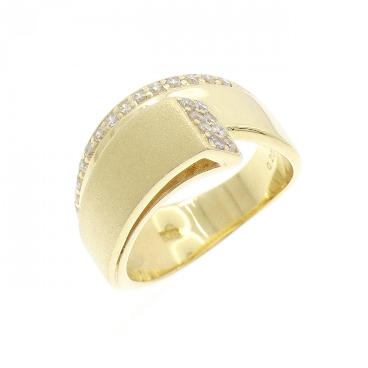 K18YG ダイヤモンド リング 0.28CT