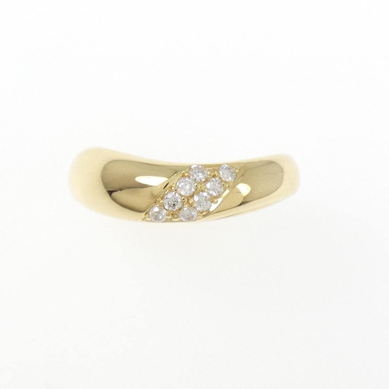 K18YG ダイヤモンド リング 0.10CT