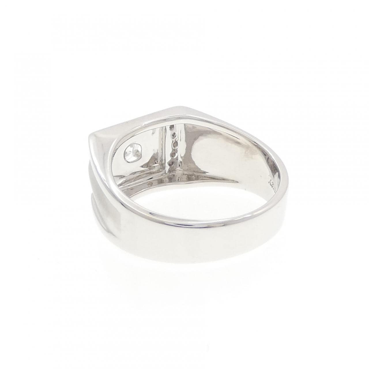 K18WG ダイヤモンド リング 0.346CT F VS2 VG