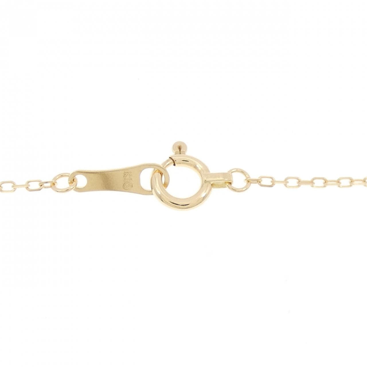 K18YG ダイヤモンド ネックレス 0.16CT