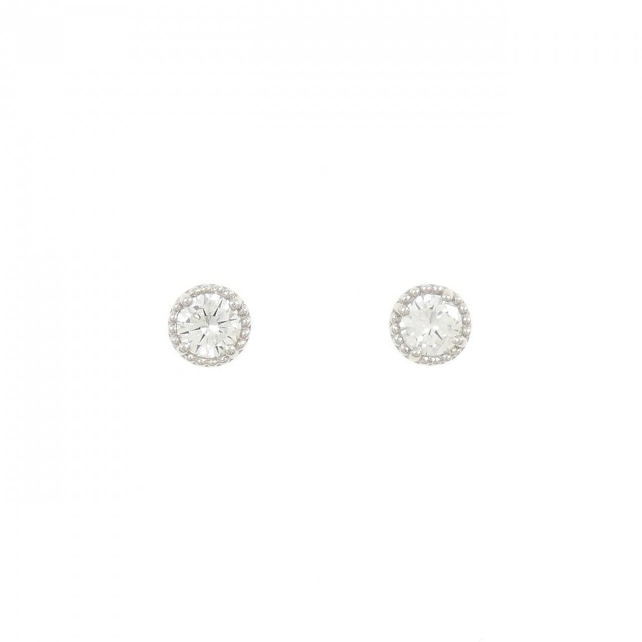 [Remake] PT/ST Diamond Earrings 0.212CT 0.228CT E VS1-2 Good