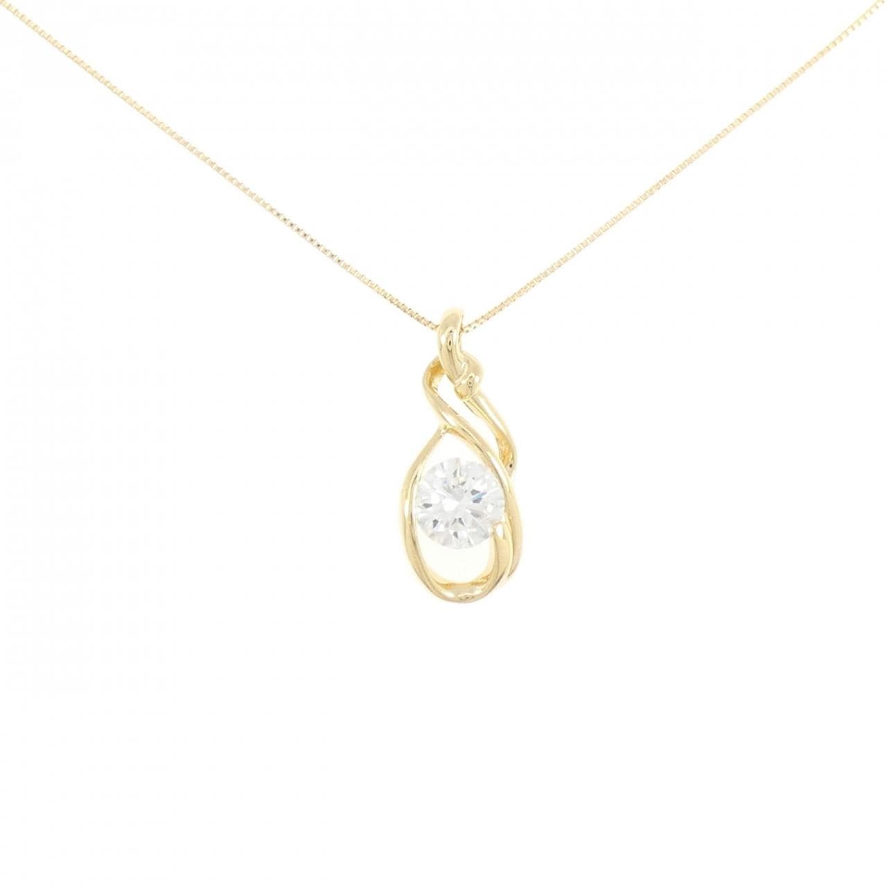 K18YG ダイヤモンド ネックレス 1.080CT