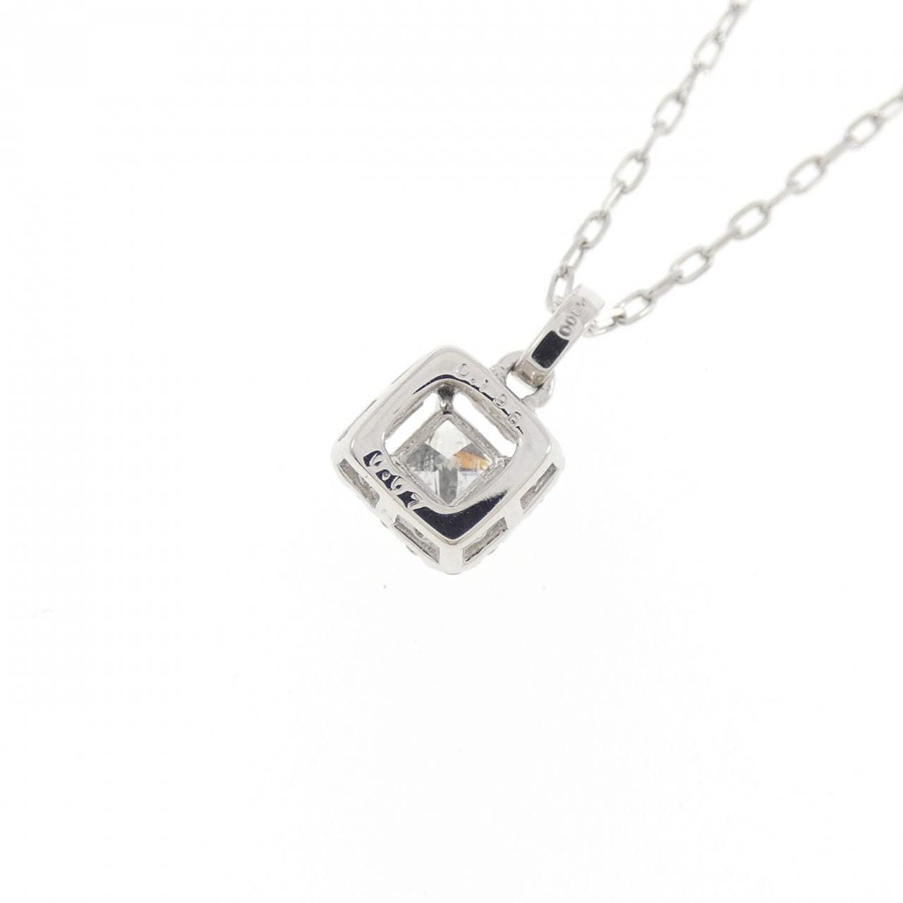 PT900/PT850 ダイヤモンド ネックレス 0.196CT