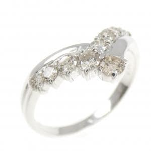 K18WG ダイヤモンド リング 0.50CT