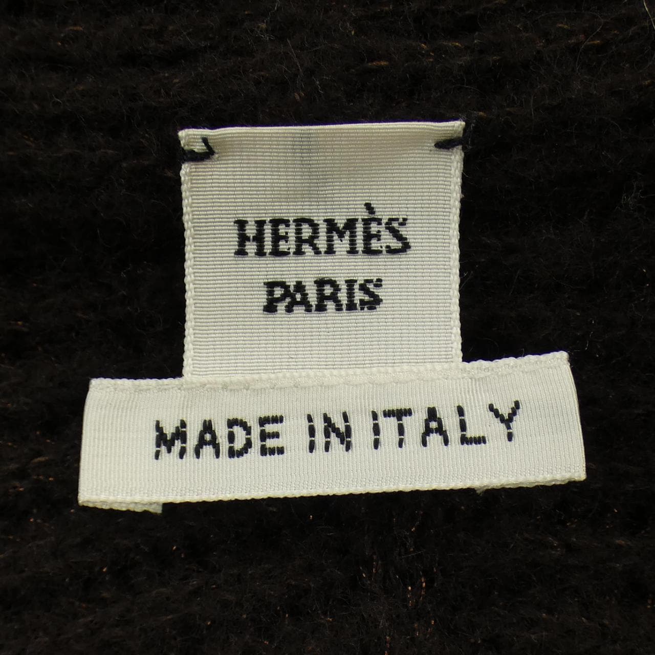 エルメス HERMES LES TAMBOURS FINESSE 3H2840D1 ツイルレーヌ ロングカーディガン