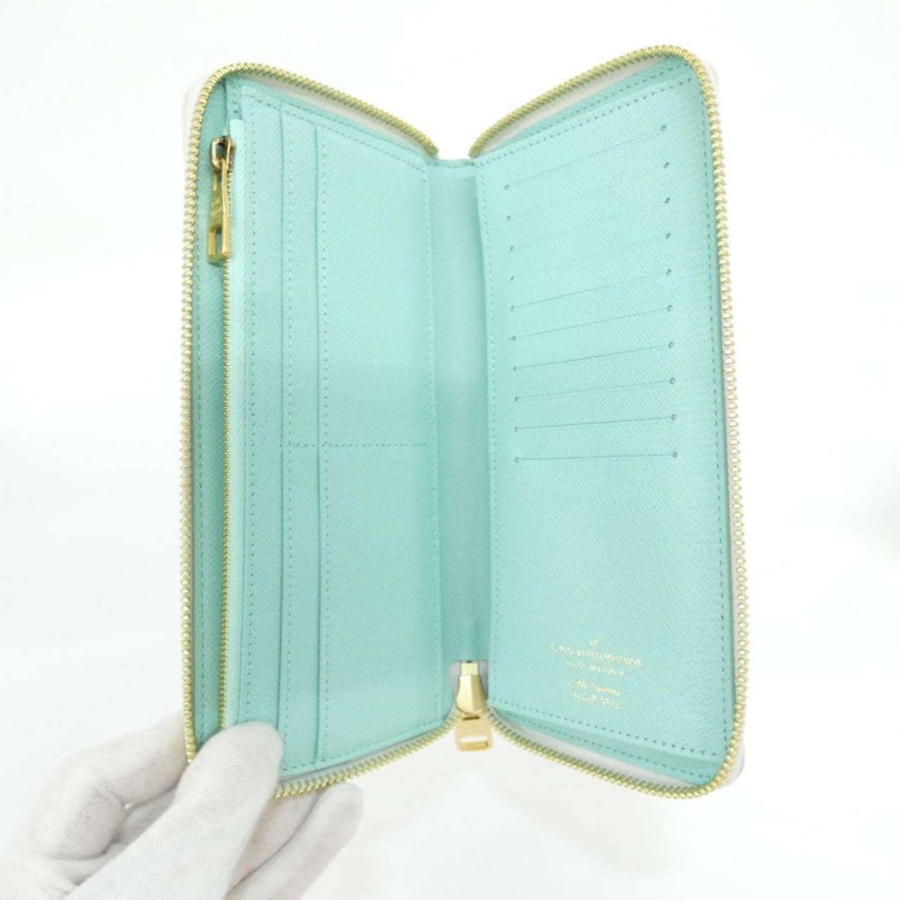 ルイヴィトン ダミエ ヘリテージ ジッピー ウォレット ヴェルティカル N40675 財布