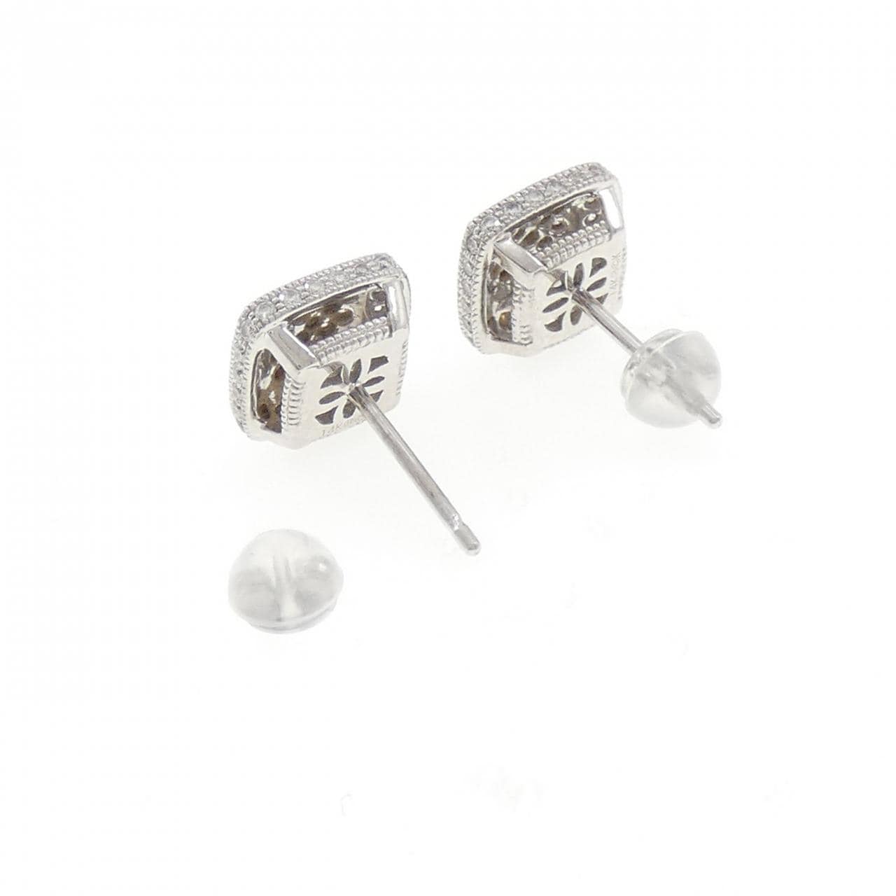 14KWG/K14WG ダイヤモンド ピアス