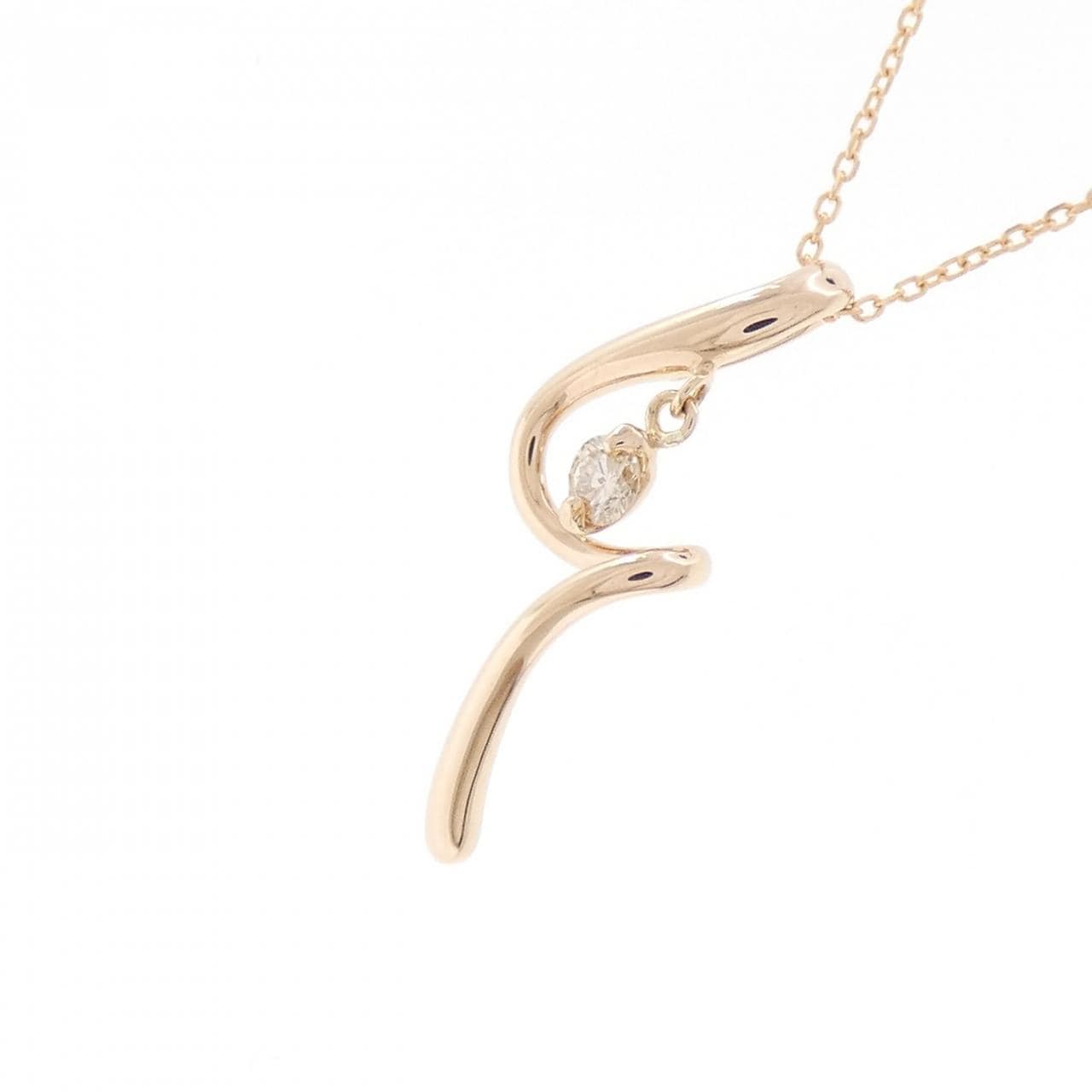 K18PG ダイヤモンド ネックレス 0.05CT