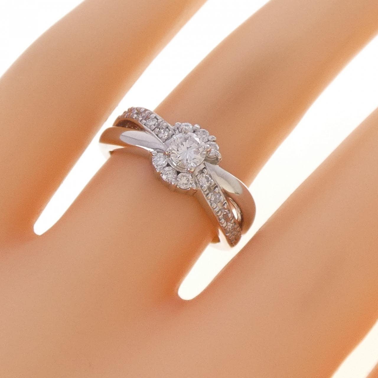 PT900 ダイヤモンド リング 0.245CT