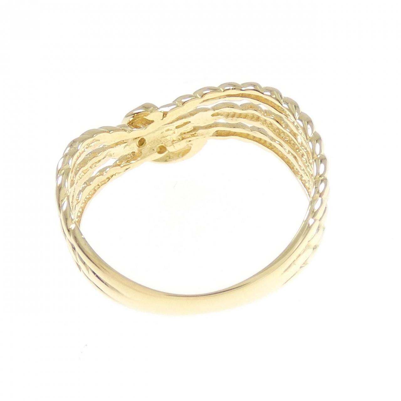 K18YG ダイヤモンド リング 0.015CT