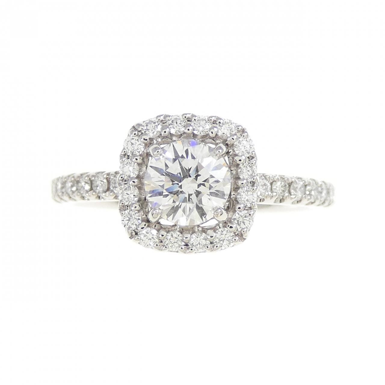 【リメイク】PT900 ダイヤモンド リング 0.507CT E SI1 Good