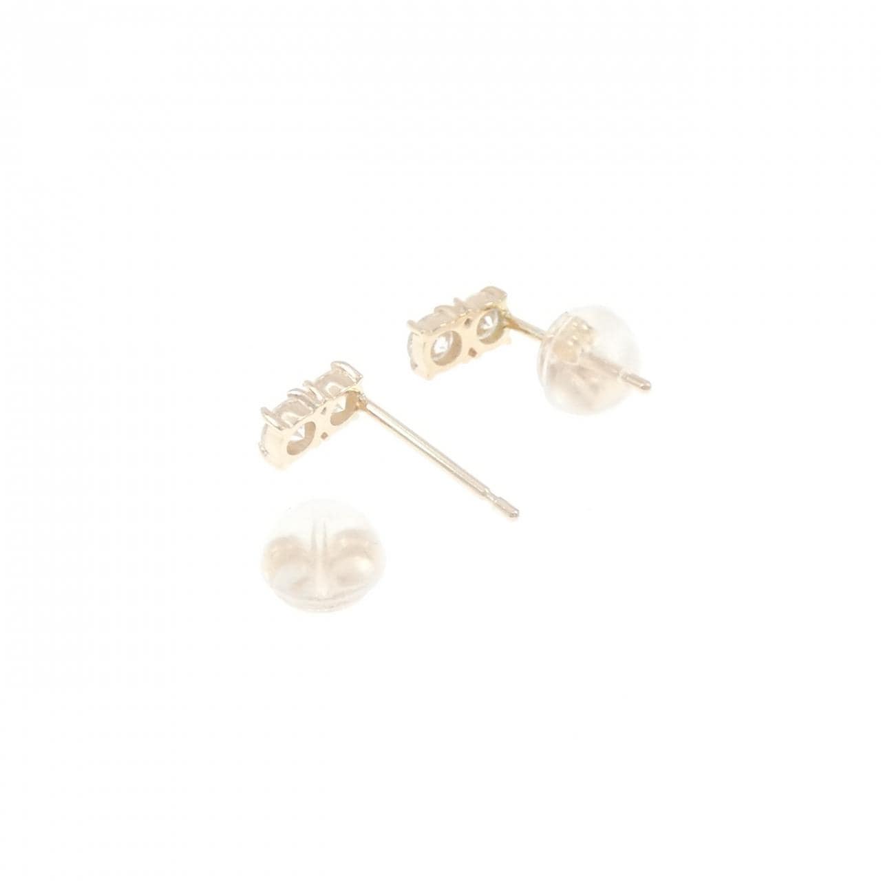 【リメイク】K10YG ダイヤモンド ピアス 0.30CT