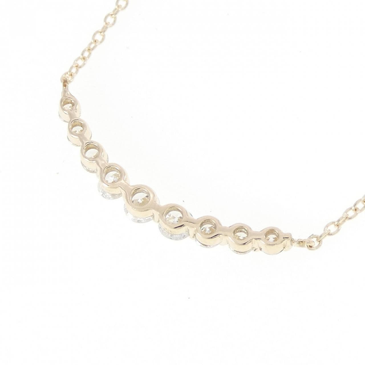 【リメイク】K10YG ダイヤモンド ネックレス 0.30CT