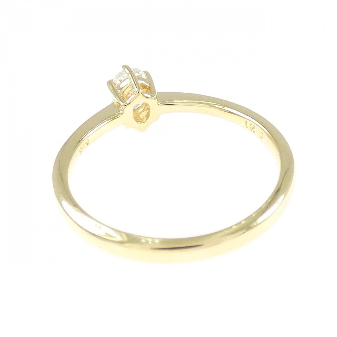 K18YG ダイヤモンド リング 0.21CT