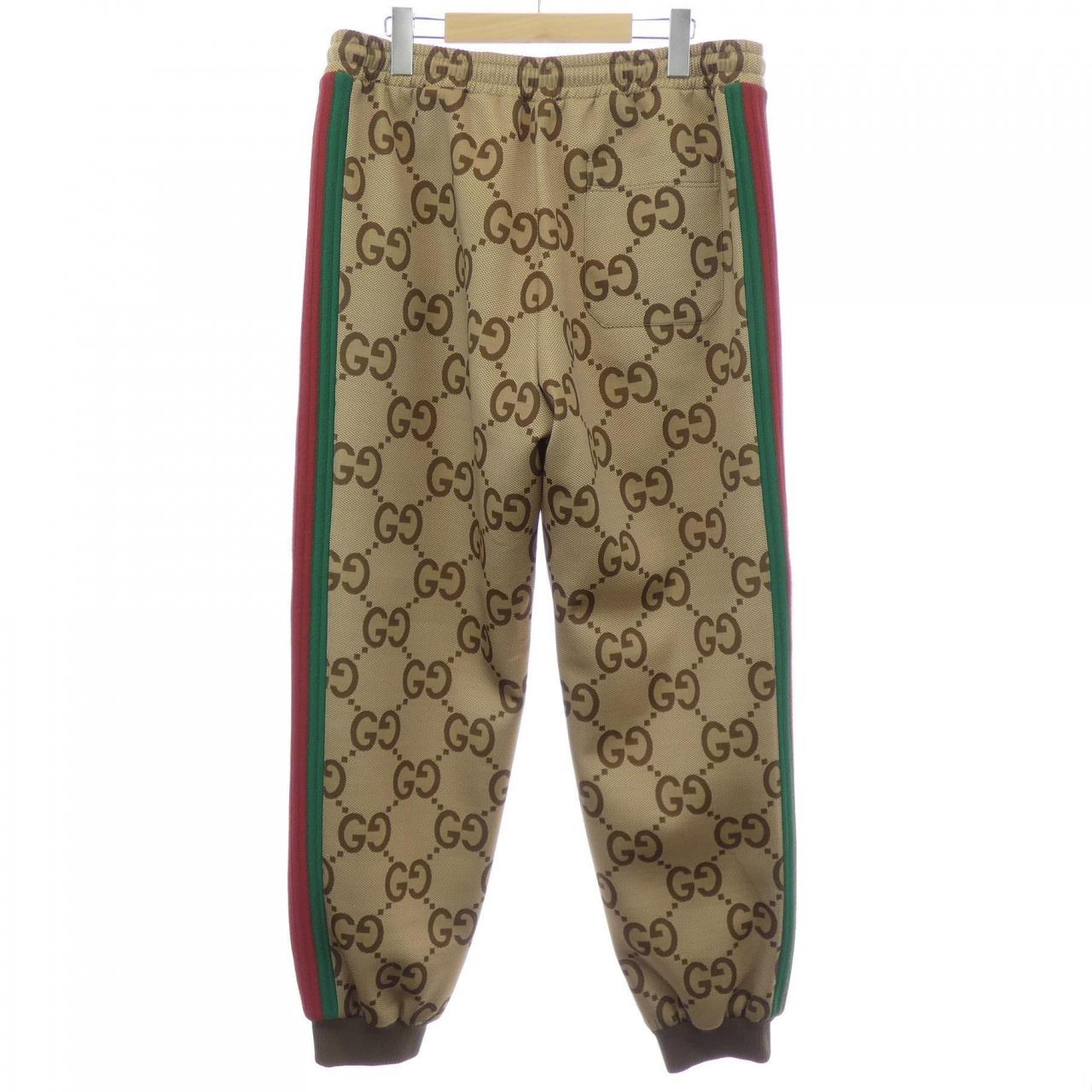 グッチ GUCCI ウェブ ストライプ付き ジャンボ GG ジョギングパンツ 715192 XJETI パンツ