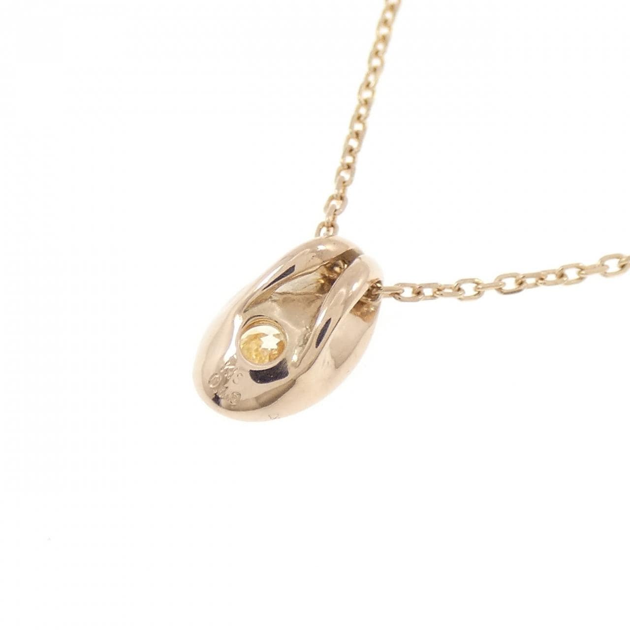 K18PG ダイヤモンド ネックレス 0.19CT