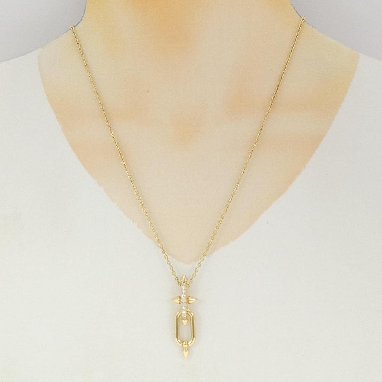 ティファニー タイタン ネックレス 0.24CT