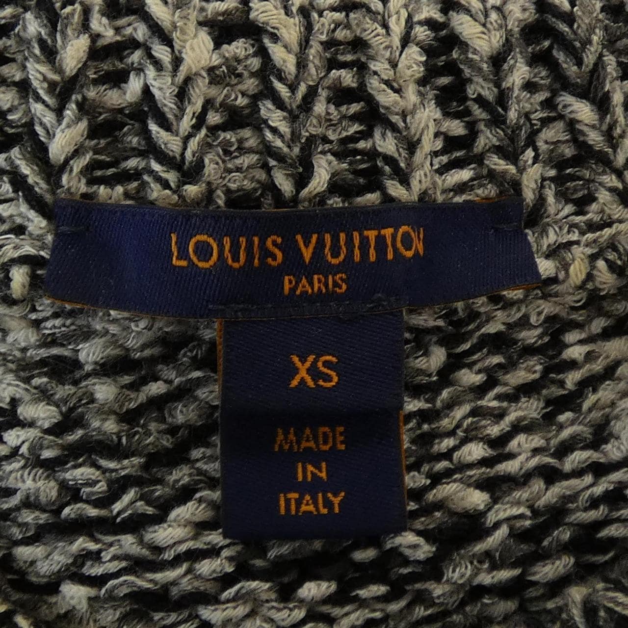 ルイヴィトン LOUIS VUITTON ラインストーントリムツイード FMKM94OJ7 ニット