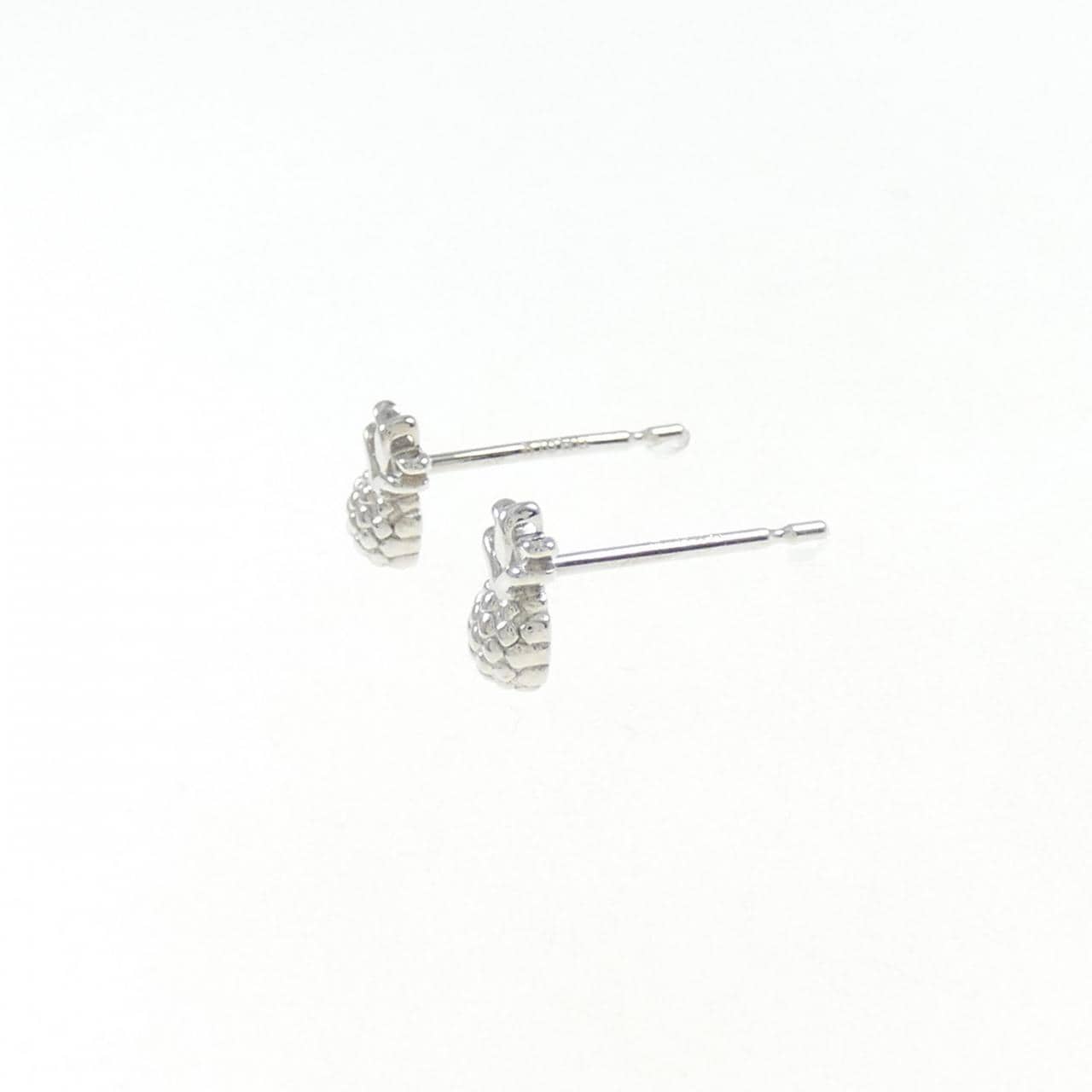 K18WG パイナップル ピアス