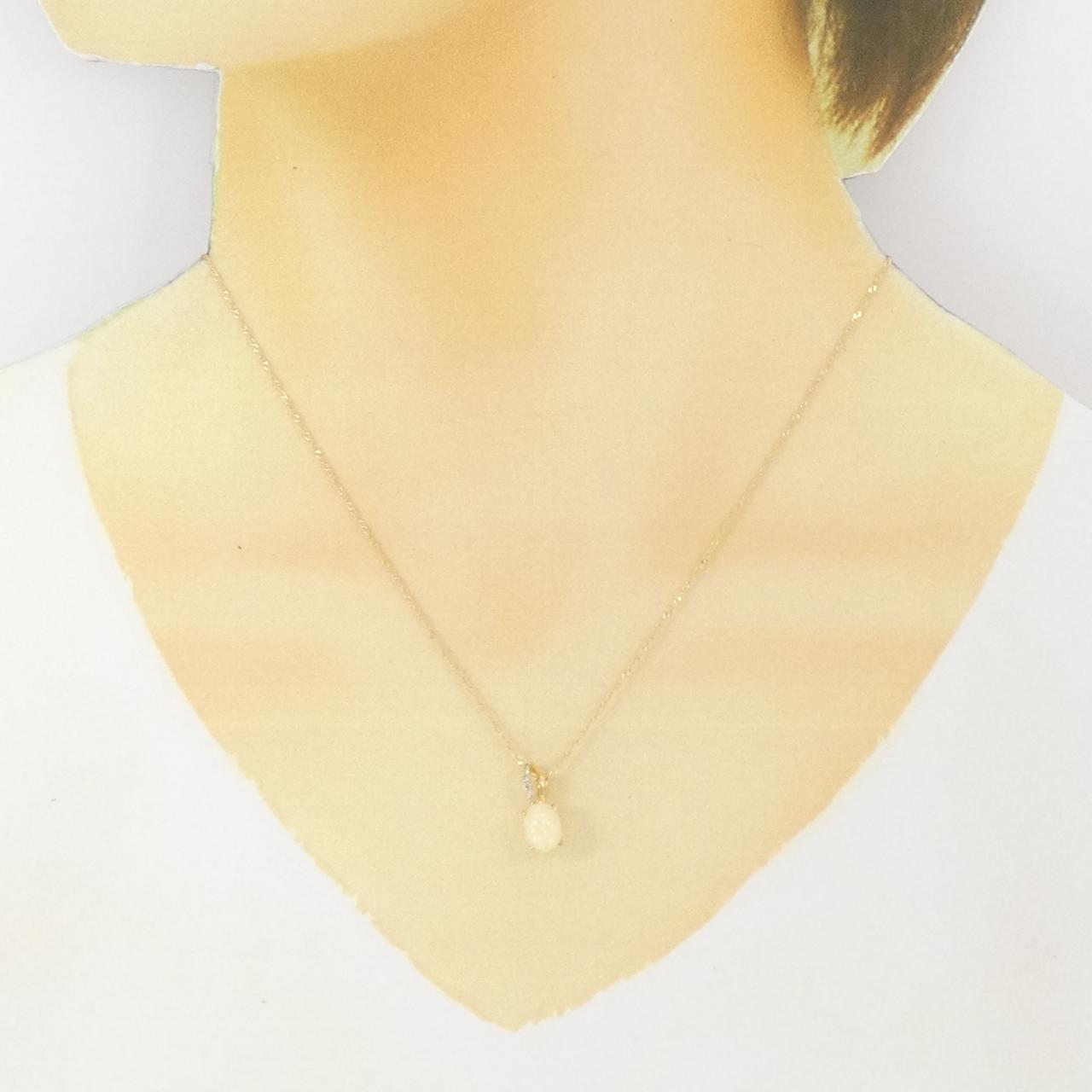 K18YG オパール ネックレス 1.20CT
