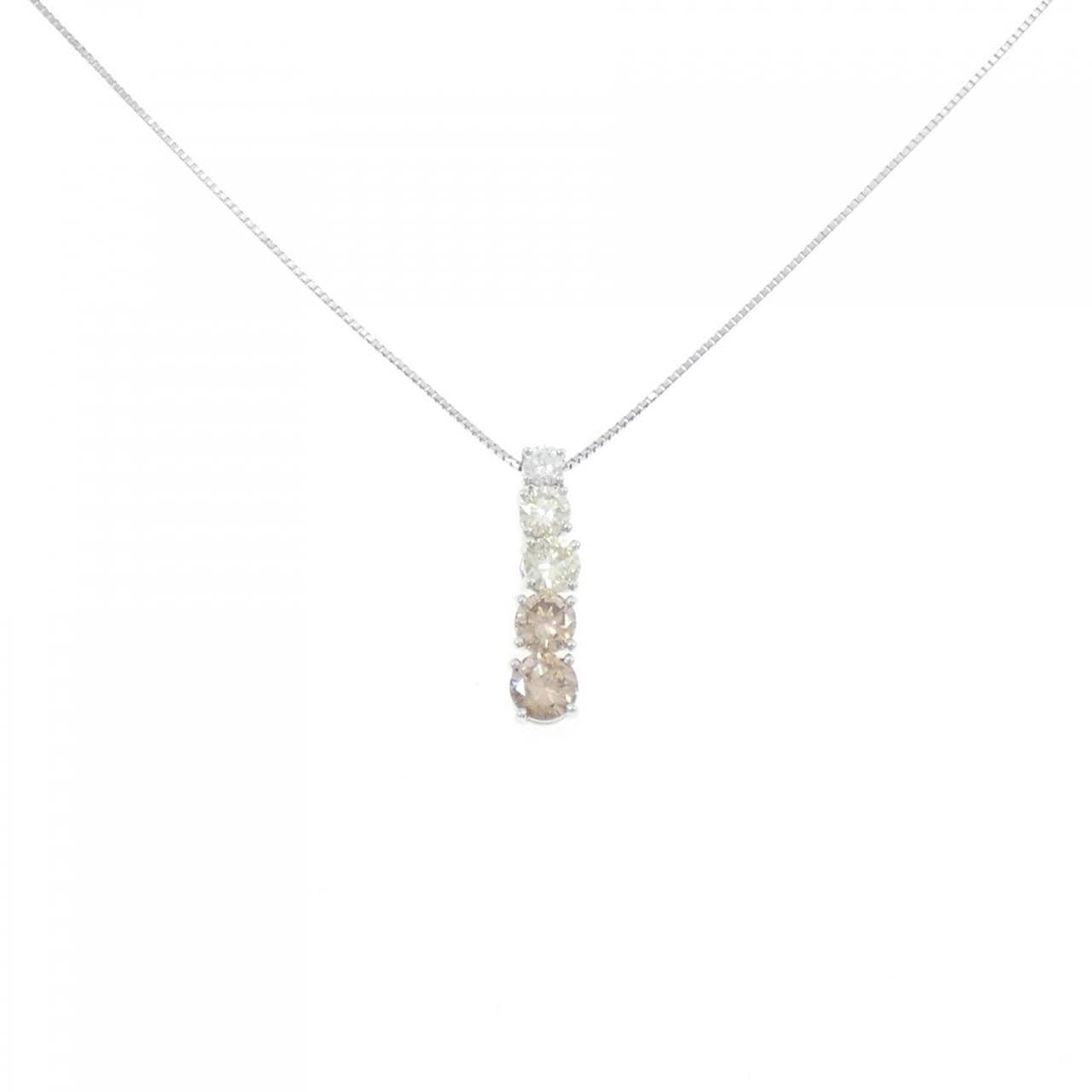 PT950/PT850 ダイヤモンド ネックレス 1.50CT