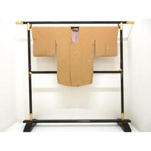 道行コート　友禅金彩加工　刺繍入り