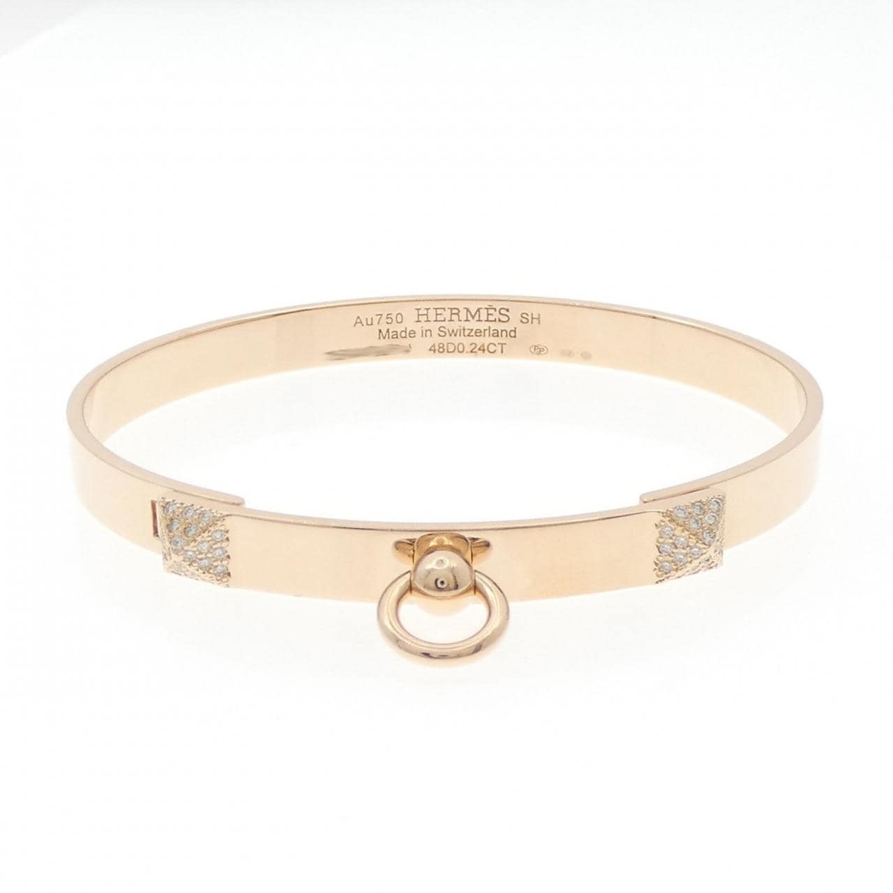 エルメス コリエ ド シアン バングル 0.24CT