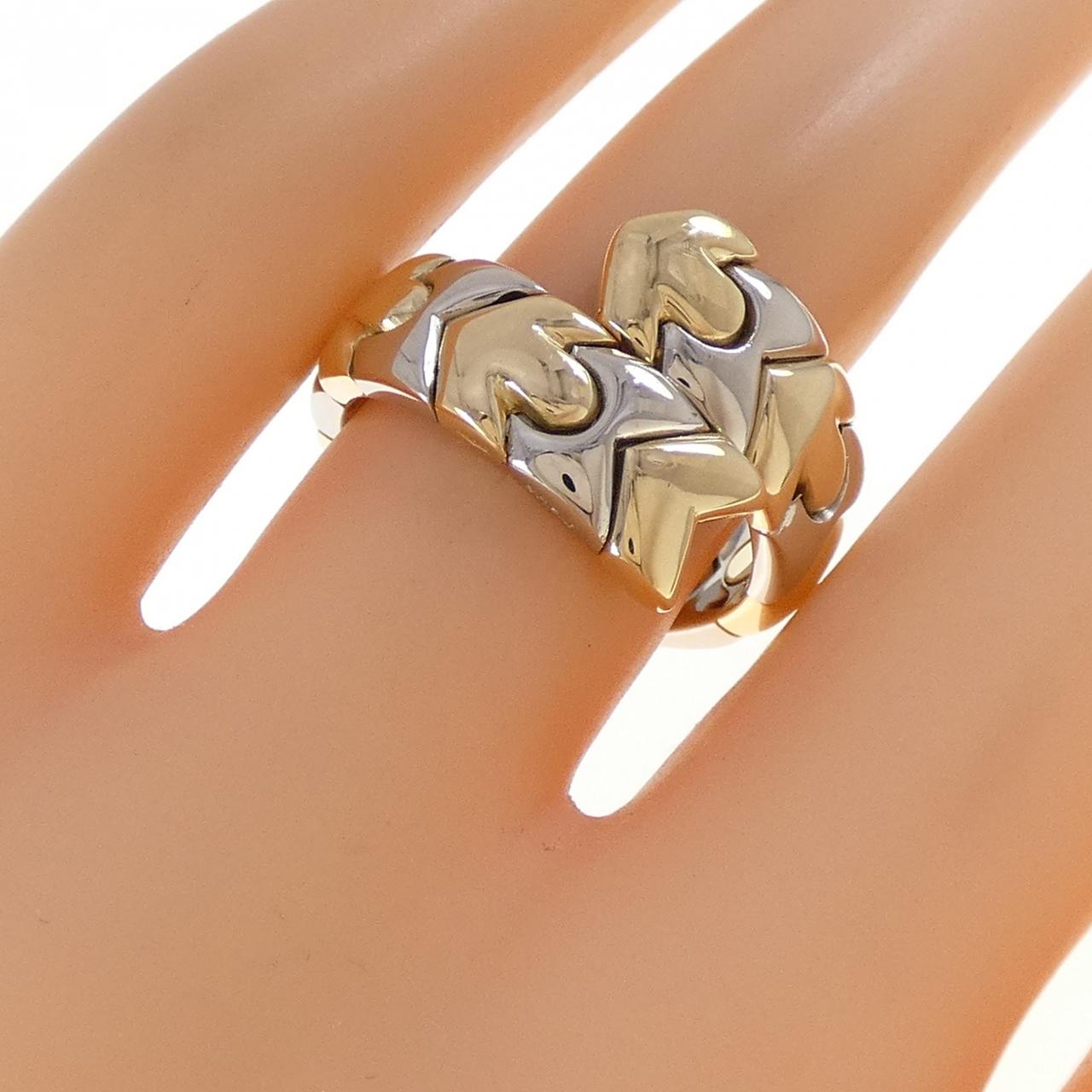 ブルガリ 750YG/750WG リング