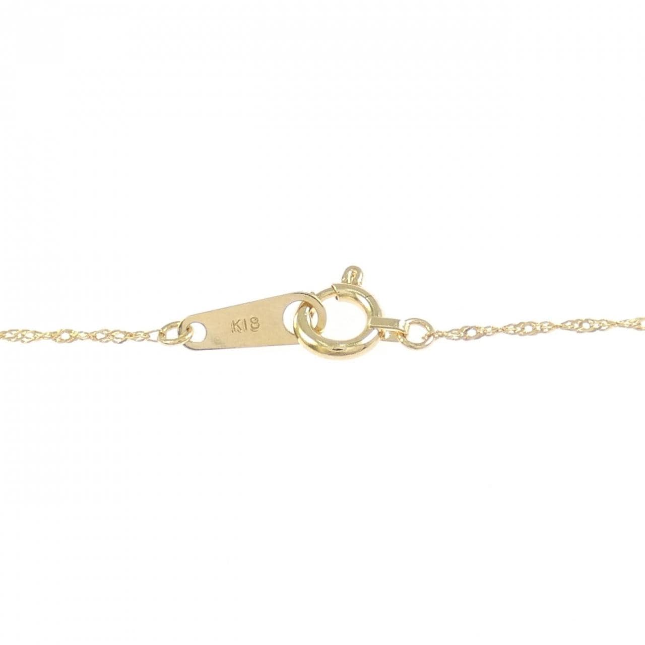 K18YG ダイヤモンド ネックレス 0.3CT