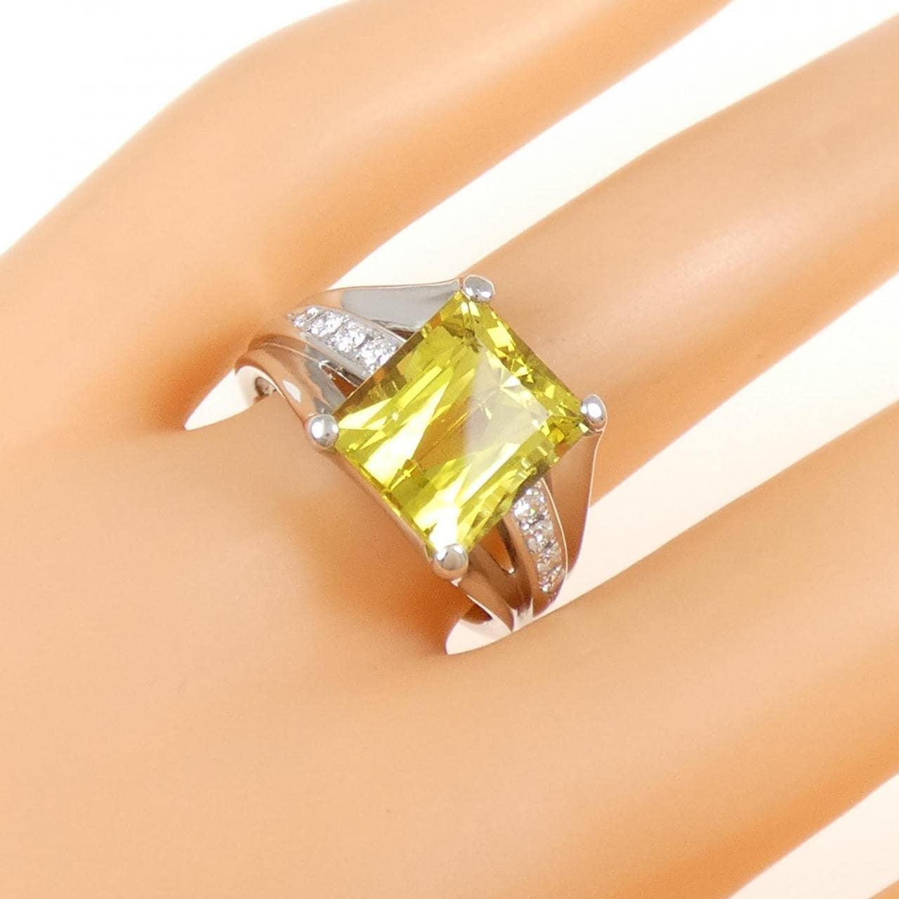 PT トルマリン リング 4.20CT