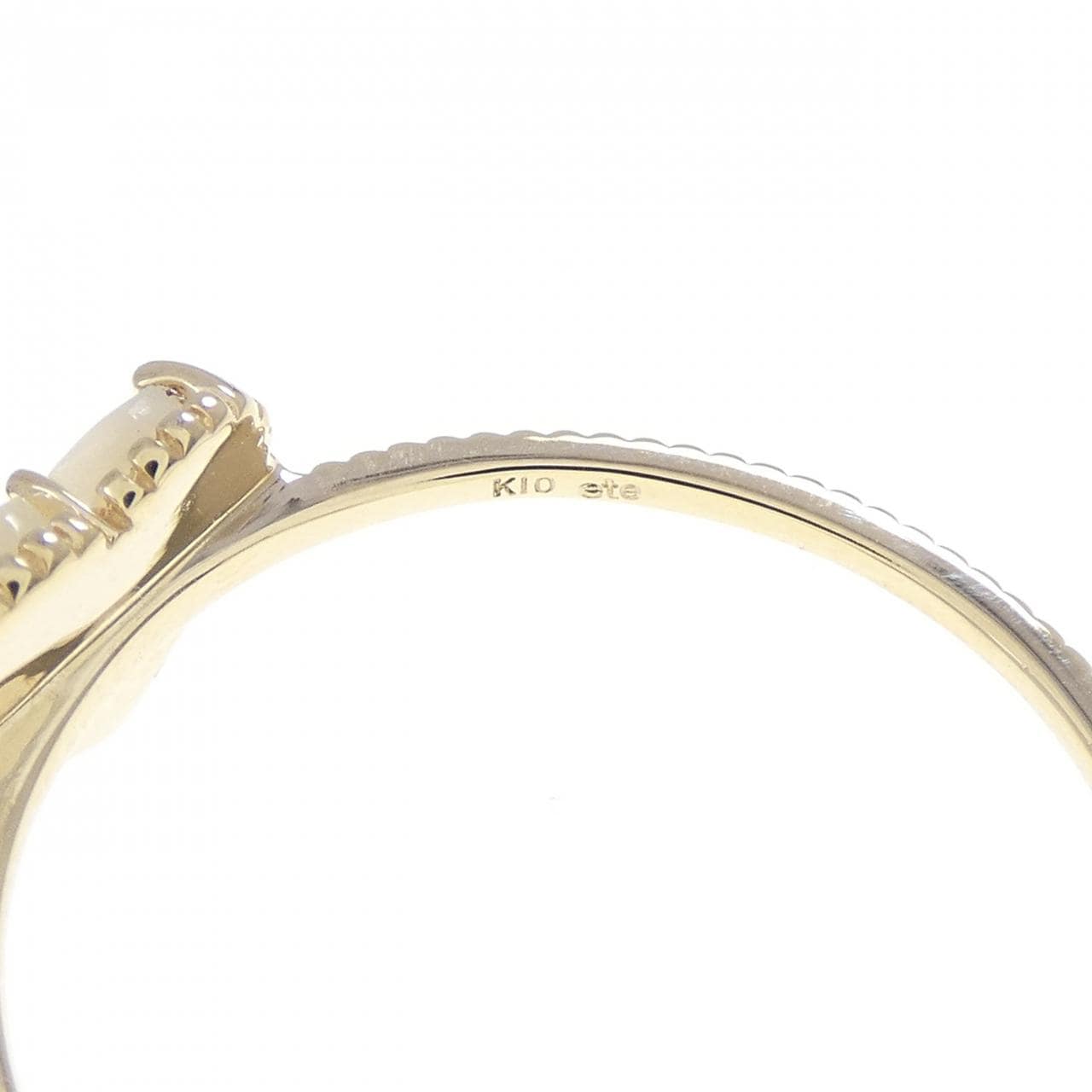 エテ ハート マザーオブパール リング