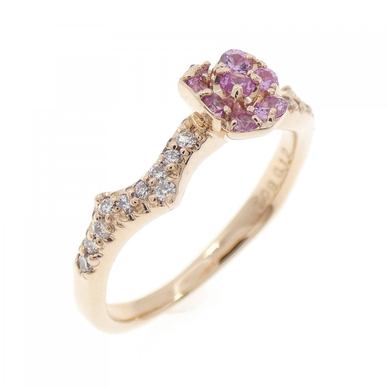 セイレーン　アズーロ サファイヤ リング 0.12CT
