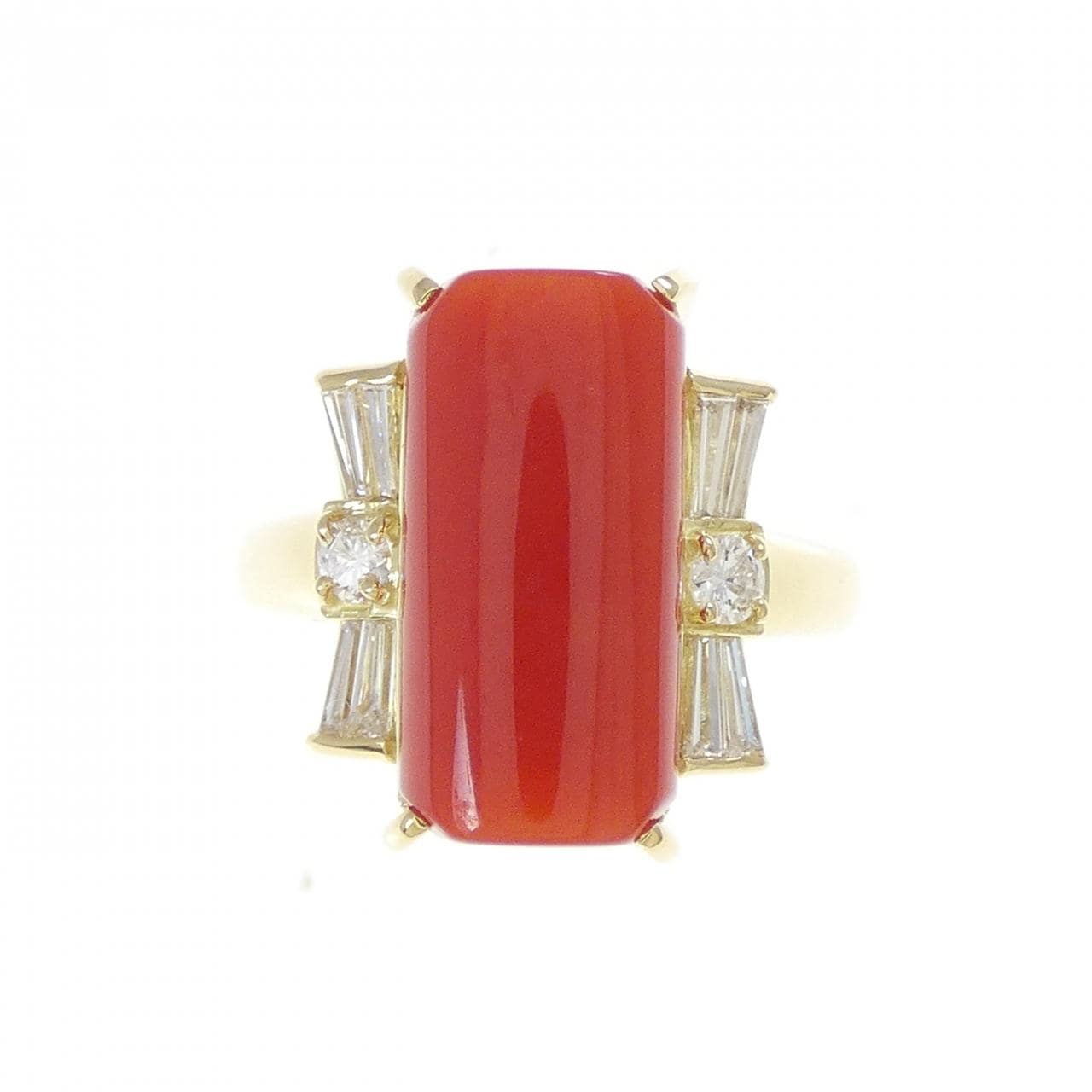 K18YG サンゴ リング