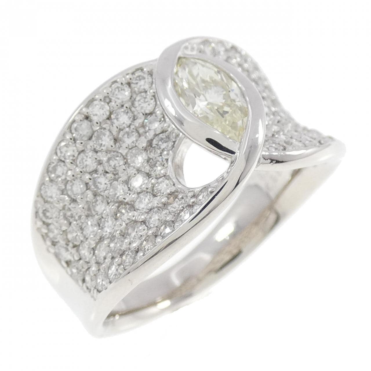 PT Pave Diamond Ring 1.03CT