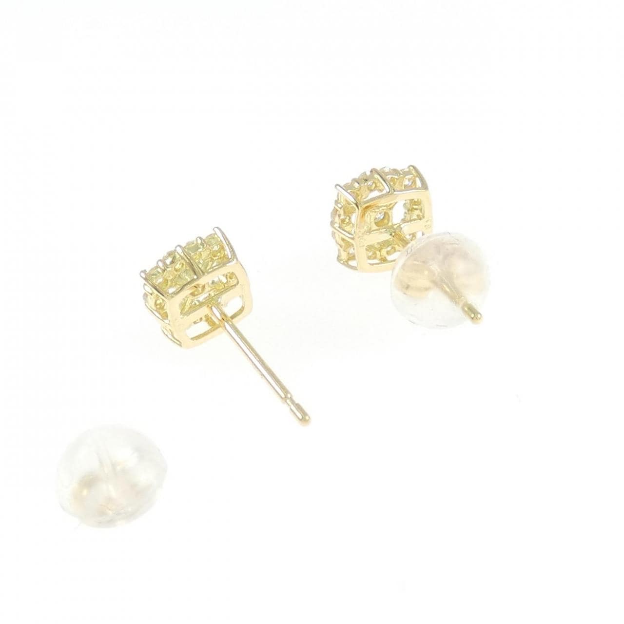 【リメイク】K18YG ダイヤモンド ピアス 0.20CT