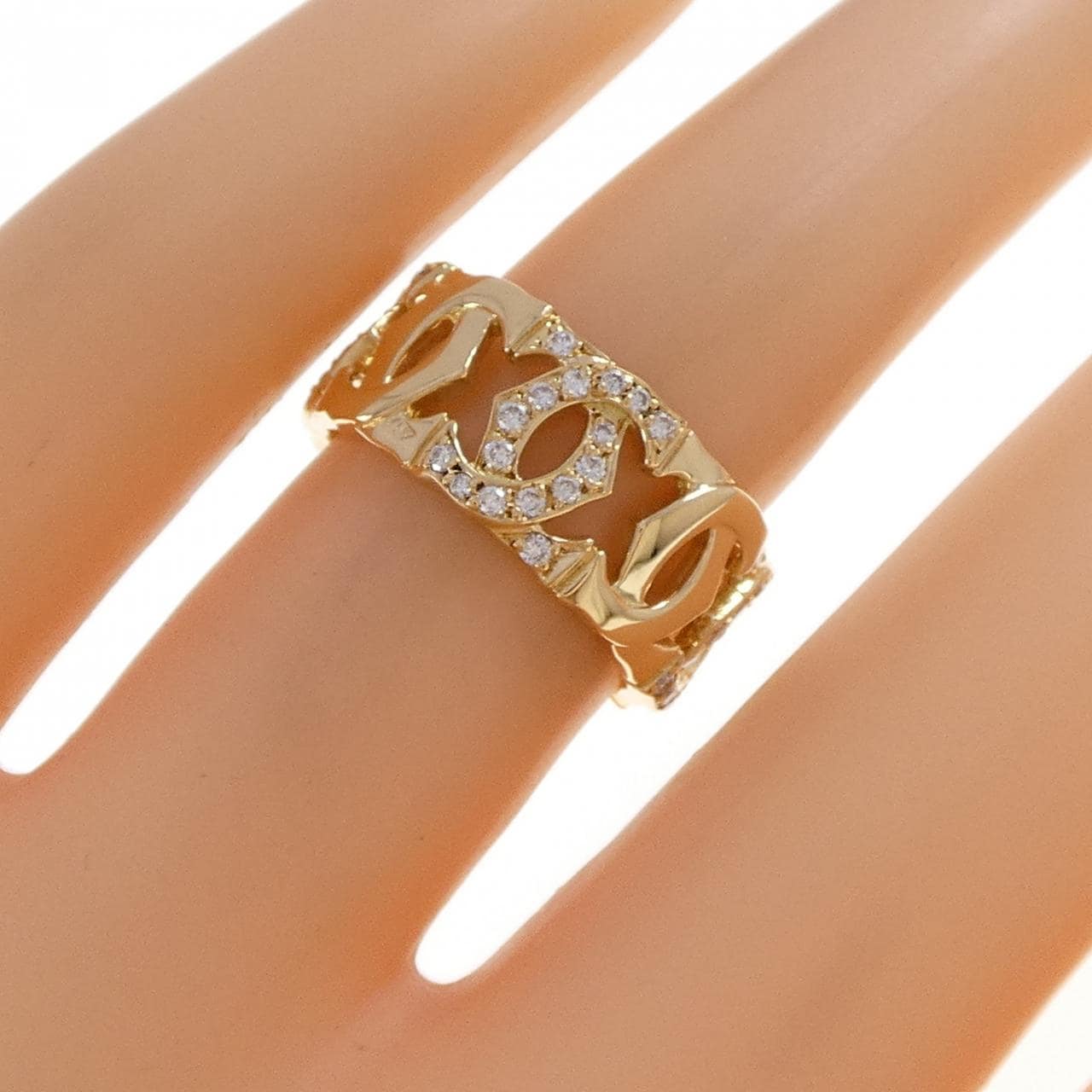 【ヴィンテージ】カルティエ アントルラセ スモール ハーフ リング