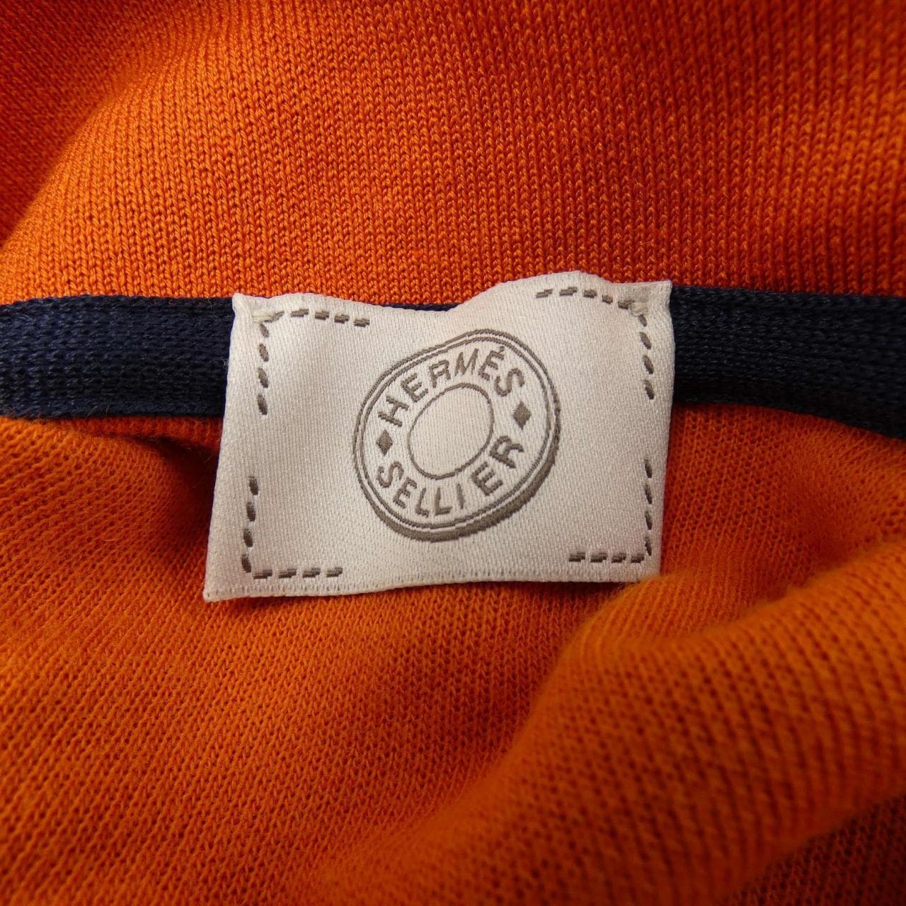 エルメス HERMES クルードセル メンズ H800271E ドゥブル･ジュー ポロシャツ