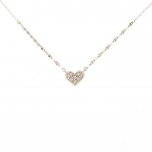 K10YG ハート ダイヤモンド ネックレス 0.04CT