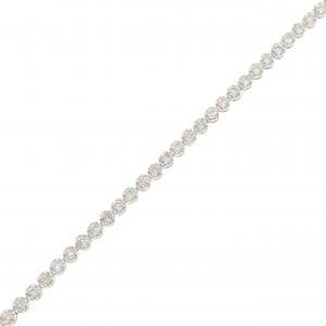 K18WG ダイヤモンド ブレスレット 1.00CT
